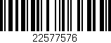 Código de barras (EAN, GTIN, SKU, ISBN): '22577576'