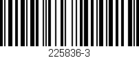 Código de barras (EAN, GTIN, SKU, ISBN): '225836-3'