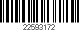 Código de barras (EAN, GTIN, SKU, ISBN): '22593172'