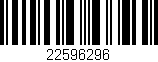 Código de barras (EAN, GTIN, SKU, ISBN): '22596296'