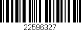 Código de barras (EAN, GTIN, SKU, ISBN): '22596327'
