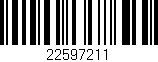 Código de barras (EAN, GTIN, SKU, ISBN): '22597211'