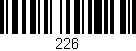 Código de barras (EAN, GTIN, SKU, ISBN): '226'