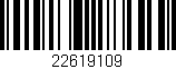 Código de barras (EAN, GTIN, SKU, ISBN): '22619109'