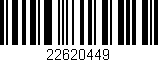 Código de barras (EAN, GTIN, SKU, ISBN): '22620449'