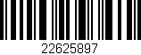 Código de barras (EAN, GTIN, SKU, ISBN): '22625897'