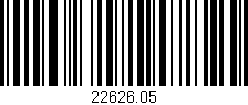 Código de barras (EAN, GTIN, SKU, ISBN): '22626.05'