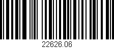 Código de barras (EAN, GTIN, SKU, ISBN): '22626.06'