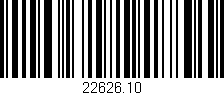Código de barras (EAN, GTIN, SKU, ISBN): '22626.10'