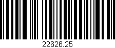 Código de barras (EAN, GTIN, SKU, ISBN): '22626.25'
