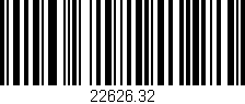 Código de barras (EAN, GTIN, SKU, ISBN): '22626.32'
