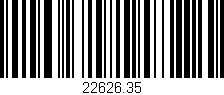 Código de barras (EAN, GTIN, SKU, ISBN): '22626.35'