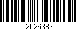Código de barras (EAN, GTIN, SKU, ISBN): '22626383'