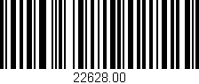 Código de barras (EAN, GTIN, SKU, ISBN): '22628.00'