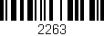 Código de barras (EAN, GTIN, SKU, ISBN): '2263'