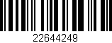 Código de barras (EAN, GTIN, SKU, ISBN): '22644249'