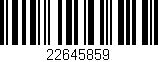 Código de barras (EAN, GTIN, SKU, ISBN): '22645859'