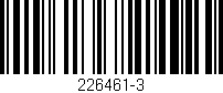 Código de barras (EAN, GTIN, SKU, ISBN): '226461-3'