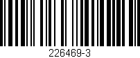 Código de barras (EAN, GTIN, SKU, ISBN): '226469-3'