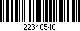 Código de barras (EAN, GTIN, SKU, ISBN): '22648548'