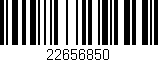 Código de barras (EAN, GTIN, SKU, ISBN): '22656850'