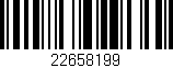 Código de barras (EAN, GTIN, SKU, ISBN): '22658199'