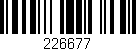 Código de barras (EAN, GTIN, SKU, ISBN): '226677'