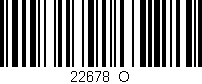 Código de barras (EAN, GTIN, SKU, ISBN): '22678_O'