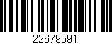 Código de barras (EAN, GTIN, SKU, ISBN): '22679591'