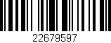Código de barras (EAN, GTIN, SKU, ISBN): '22679597'