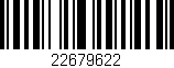 Código de barras (EAN, GTIN, SKU, ISBN): '22679622'