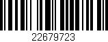 Código de barras (EAN, GTIN, SKU, ISBN): '22679723'