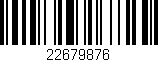 Código de barras (EAN, GTIN, SKU, ISBN): '22679876'