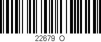 Código de barras (EAN, GTIN, SKU, ISBN): '22679_O'