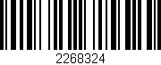 Código de barras (EAN, GTIN, SKU, ISBN): '2268324'
