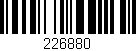 Código de barras (EAN, GTIN, SKU, ISBN): '226880'