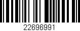 Código de barras (EAN, GTIN, SKU, ISBN): '22696991'