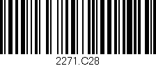 Código de barras (EAN, GTIN, SKU, ISBN): '2271.C28'