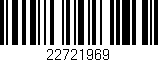 Código de barras (EAN, GTIN, SKU, ISBN): '22721969'