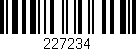 Código de barras (EAN, GTIN, SKU, ISBN): '227234'