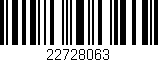 Código de barras (EAN, GTIN, SKU, ISBN): '22728063'