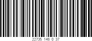 Código de barras (EAN, GTIN, SKU, ISBN): '22735_146_0_37'