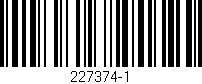 Código de barras (EAN, GTIN, SKU, ISBN): '227374-1'