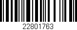 Código de barras (EAN, GTIN, SKU, ISBN): '22801763'