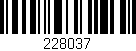 Código de barras (EAN, GTIN, SKU, ISBN): '228037'