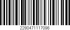 Código de barras (EAN, GTIN, SKU, ISBN): '2280471117096'
