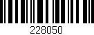Código de barras (EAN, GTIN, SKU, ISBN): '228050'