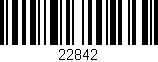 Código de barras (EAN, GTIN, SKU, ISBN): '22842'