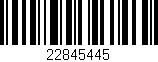 Código de barras (EAN, GTIN, SKU, ISBN): '22845445'