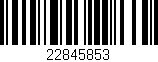 Código de barras (EAN, GTIN, SKU, ISBN): '22845853'